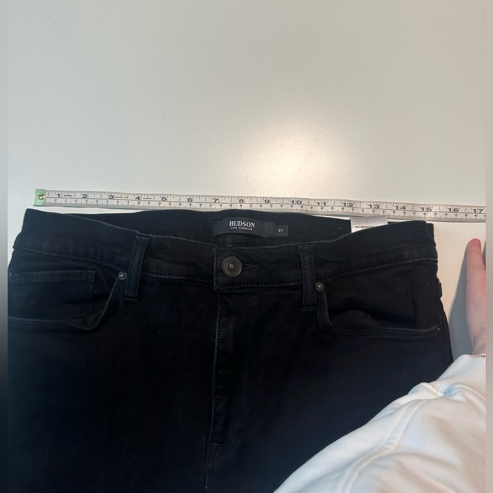 hudson barbara super skinny black jeans - Picture 4 of 8